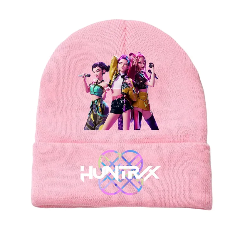 K-pops Demons Hunters Gebreide mutsen Heren Dames Kawaii Hoeden Outdoor Warme muts Anime Mira Rumi Zoey Cosplay Cap Kinderen Verjaardagscadeaus