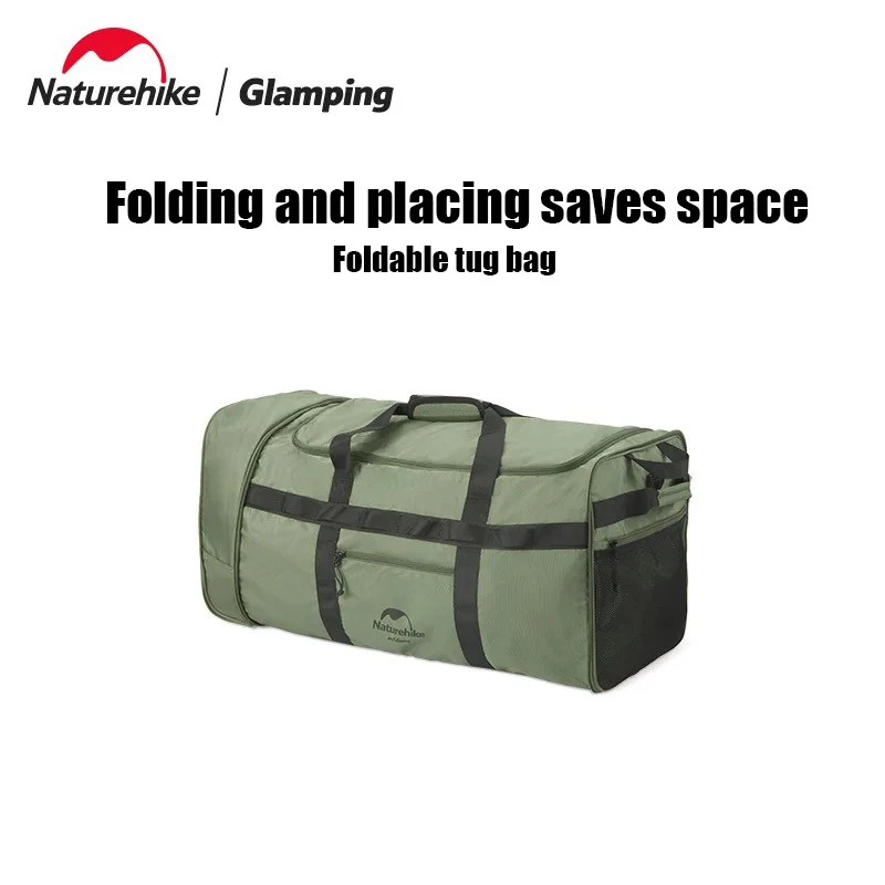 

Naturehike 88L Draggable Foldable Camping Equipment Storage Bag Outdoor Tools Tug Bags Large Capacity Travel Cases with Wheel