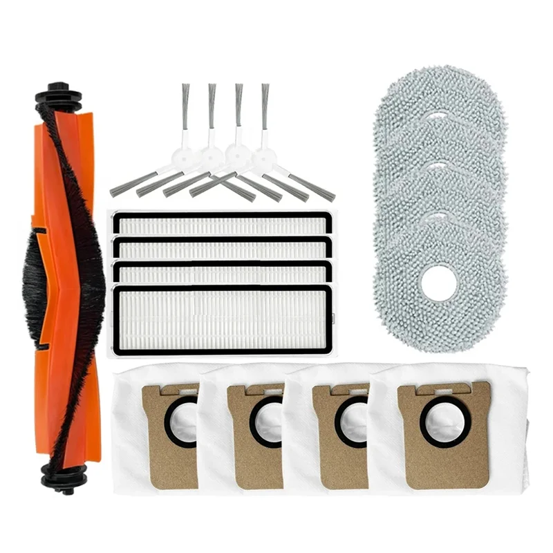 A24P استبدال ل Xiaomi روبوت فراغ X20 + / X20 زائد أجزاء الملحقات الرئيسية الجانب فرشاة فلتر Hepa ممسحة القماش كيس لجميع الغبار