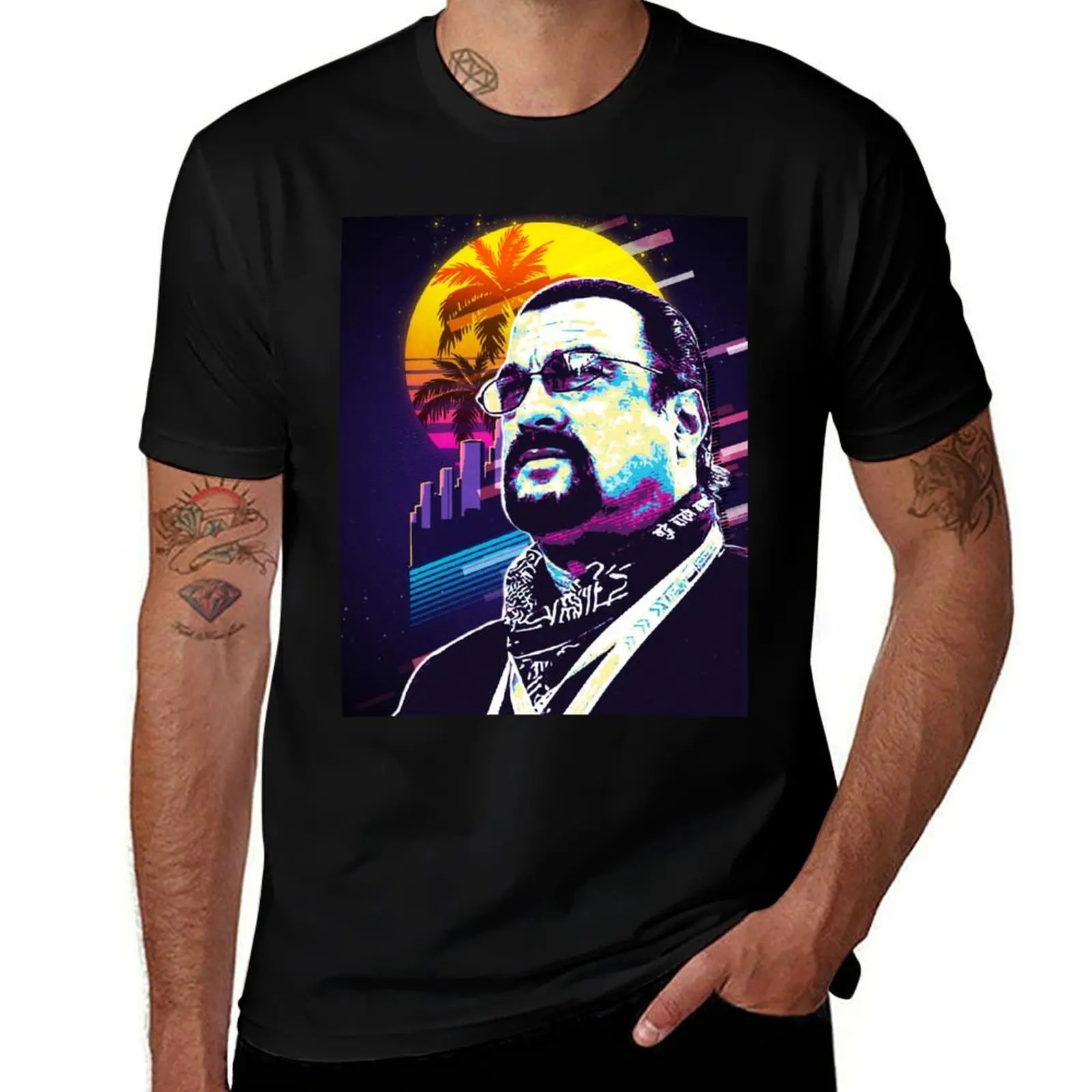 

Steven Seagal T-Shirt t shirt for man 100 percent cotton man tshirt T-Shirt