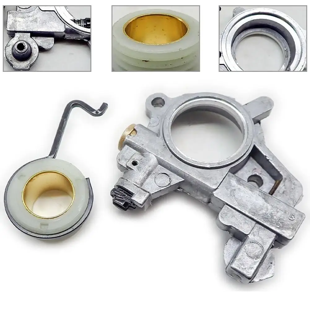 Auto Oiler Oil Pump For 046 Ms460 Ms461 Ms441 1128640 Chainsaw Garden Lawn Mower Spare Parts Replacement Oil Pump