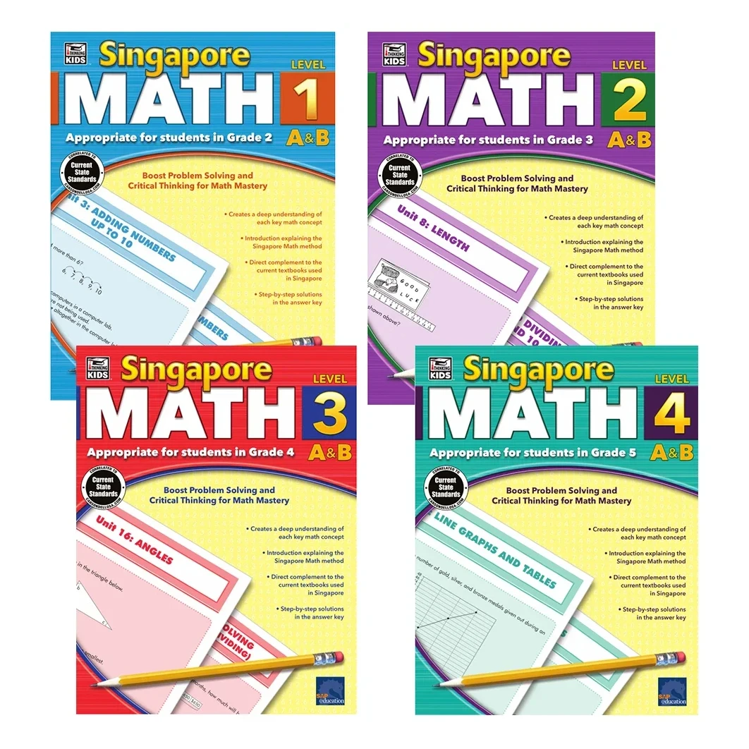 Best Seller Singapore Math Appropriate For Students Learning