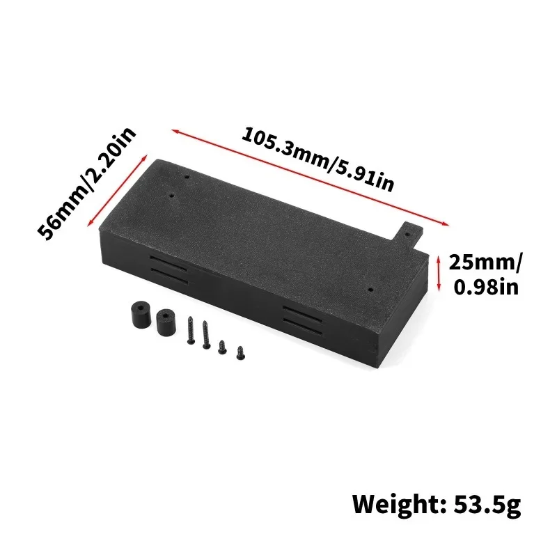 3D Printed Battery Box Tray Holder Case Storage Box For MJX Hyper Go 14301 14302 14303 14304 RC Car Upgrade Parts Accessories