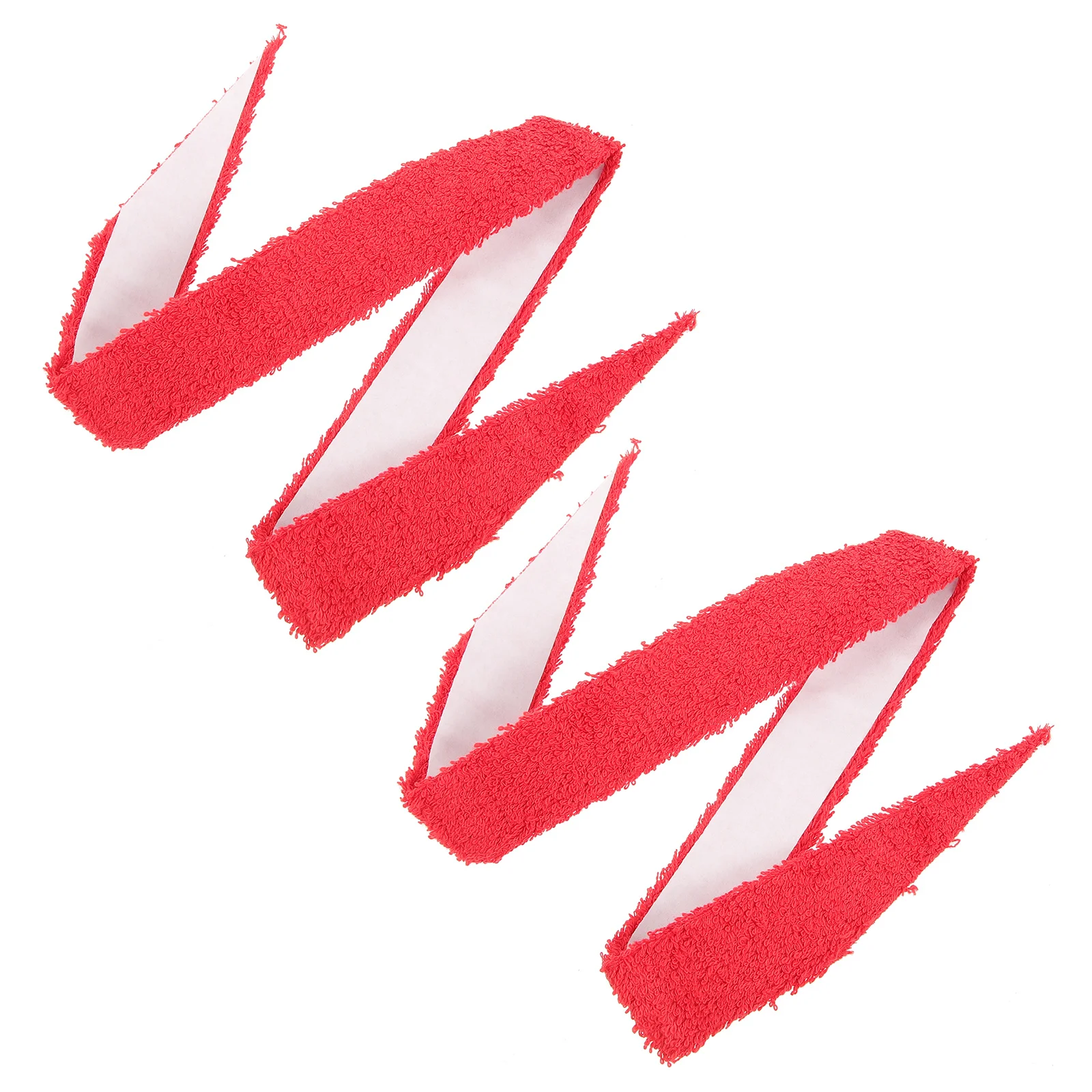 2 قطعة منشفة كرة الريشة قبضة مضرب مقبض التفاف مضرب العصابة لوازم الملحقات الحمراء #6