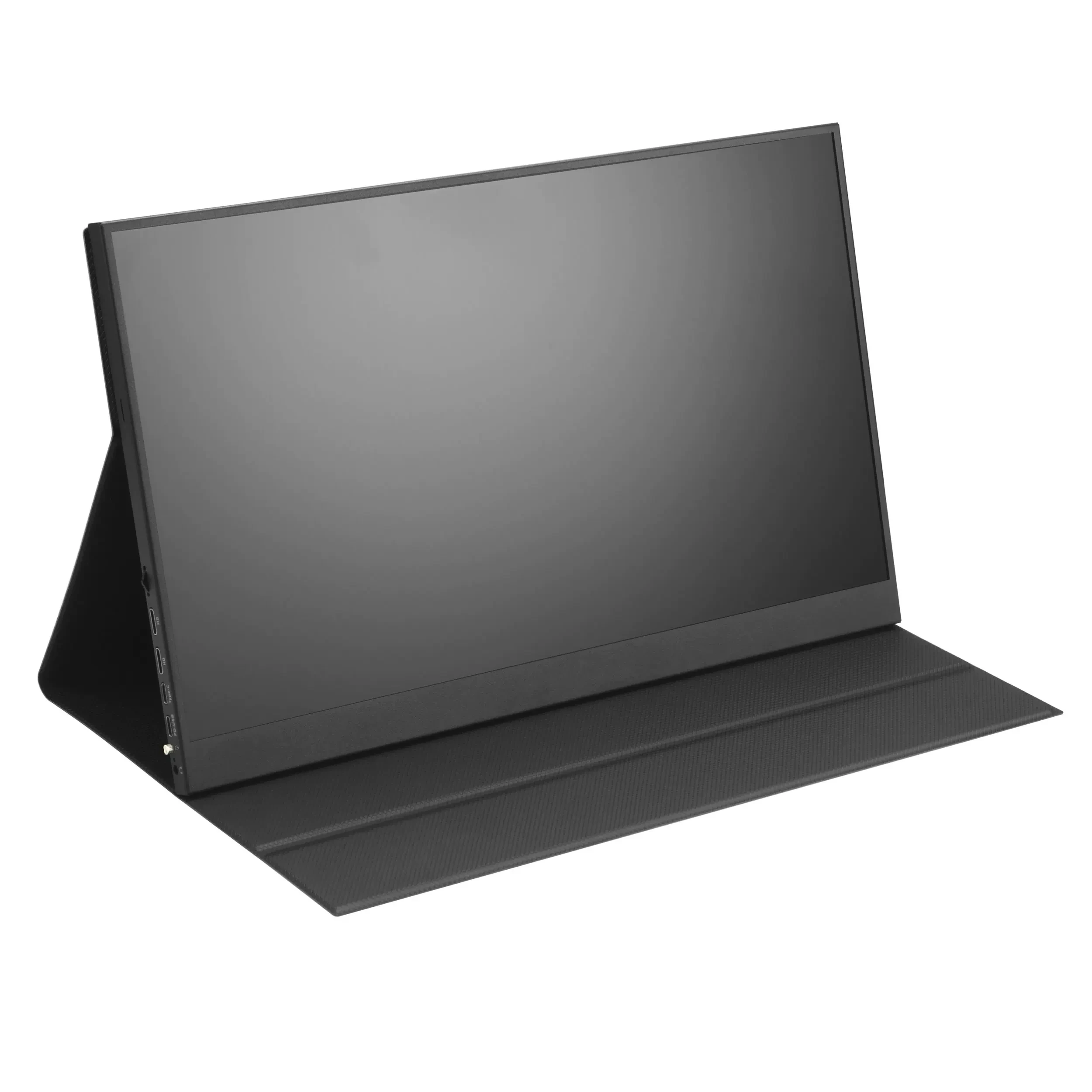 Portable Display Leather Case Customized Non-slip Three-gear Adjustment 11.6/14/15.6/17 Inch Leather Case