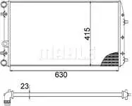 For CR505000S engine radiator POLO CORDOBA IBIZA IV-V-V FABIA ROOMSTER 1, 9916-1,-