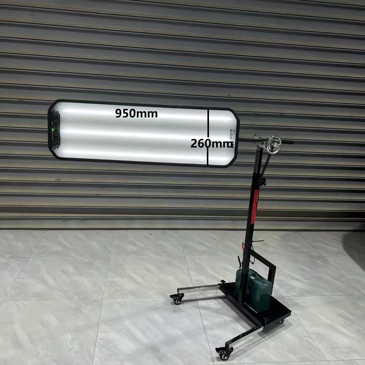 ZR 95CM Heavy Duty PDR LED Lamp Reflector Board Dent Repair Tools LED Light Reflection Board with Adjustable Holder Pdr Light