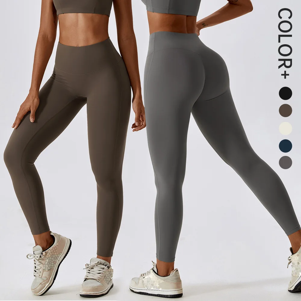 SHINBENE High Waist Butt Scrunch 7/8 Length Workout Leggings Yoga Tight Pants for Women Comfortable Fitness Trousers