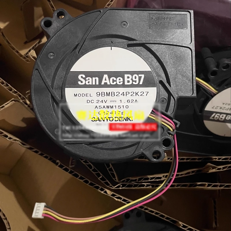 

Бесплатная доставка, новый 9BMB24P2K27 9733 24 В 1,62 А четырехпроводной турбовентилятор охлаждения