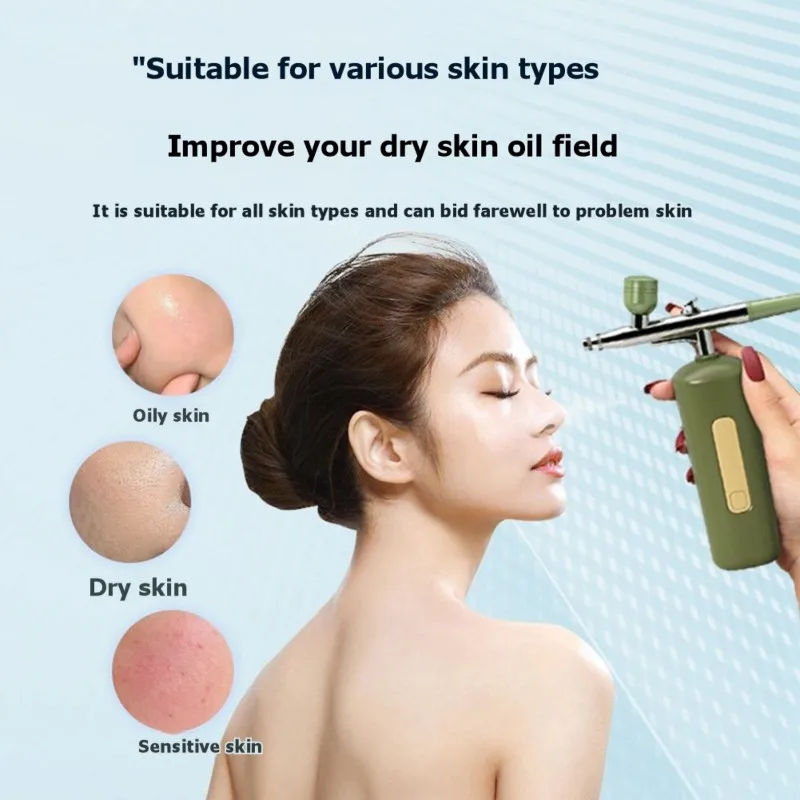 

【SELL FAST 】Portable USB Rechargeable Nano Mist Sprayer-High Pressure Oxygen Injector For Facial Hydration And Wrinkles Reductio