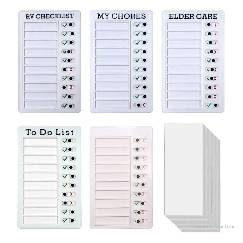 M17F Multi-purpose Checklist Memo Board Portable Daily Affairs Checklist for