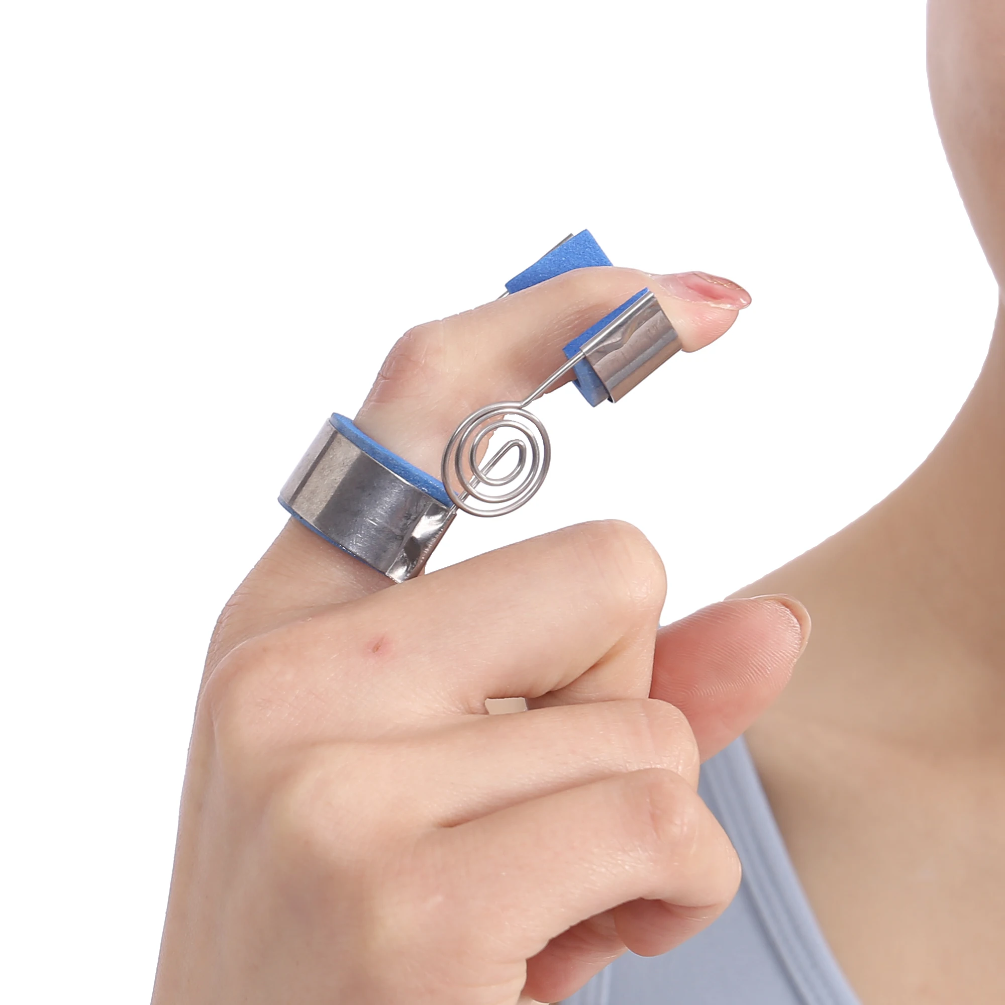 Medical Adjust Finger Trainer Aluminum Alloy Finger Splint Orthopedic Fracture Finger Spasticity
