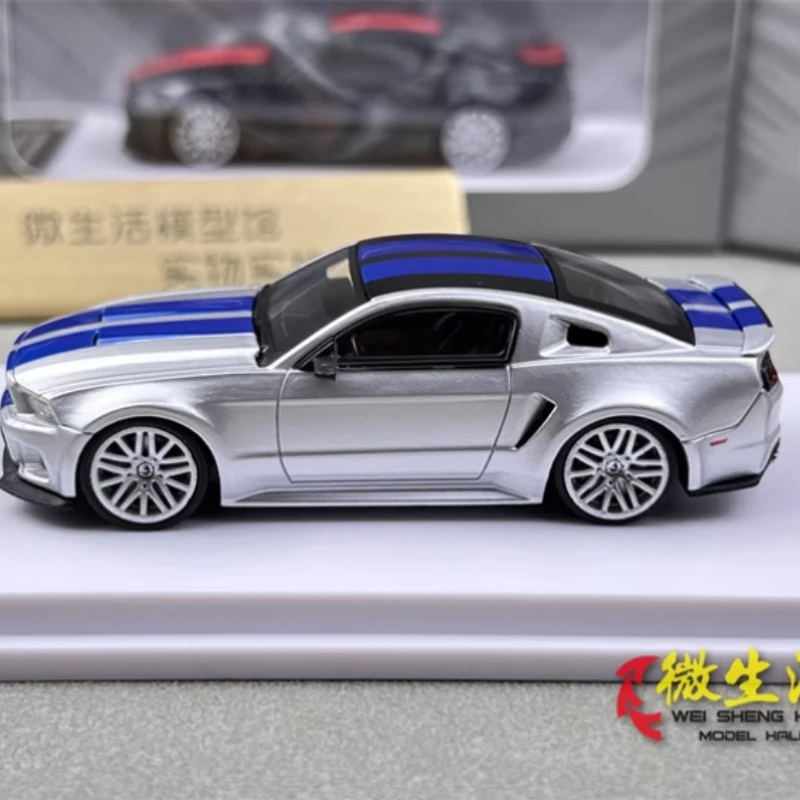 DCM 1:64 مقياس موستانج GT 2014 NFS سبيكة سيارة نموذج كلاسيكي الكبار جمع ثابت عرض هدية