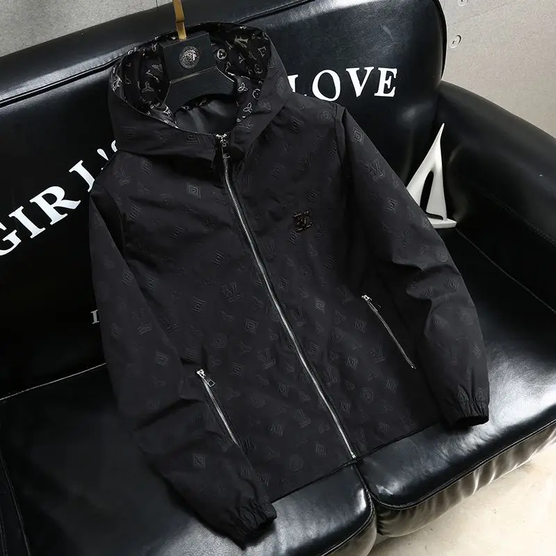 Trendy brand men's spring and summer coat new hooded jacket trendy high-end casual top