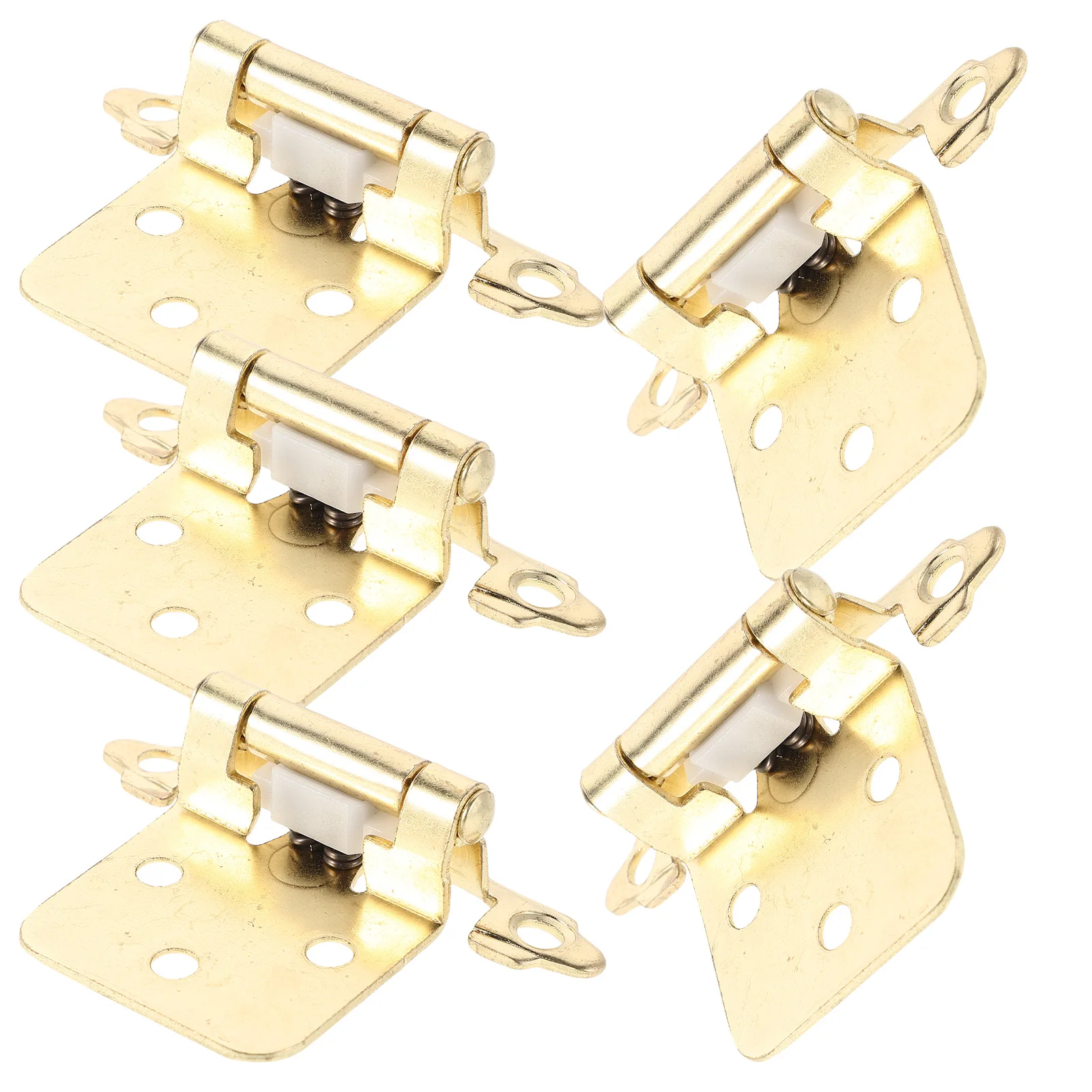 

5 Pcs RV Hinges Cabinet Doors Replacement Spring Auto Closing Automatic Self-closing Coffee Cafe