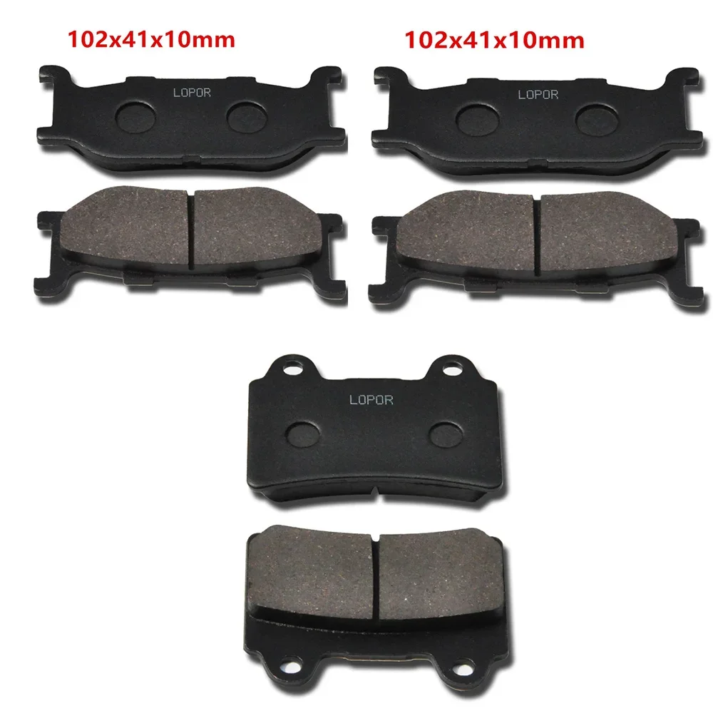 Front and Rear Motorcycle Brake Pads For Yamaha XVZ1300 Venture Star 1300 1999-2001 XV1600 Wild Star 1999