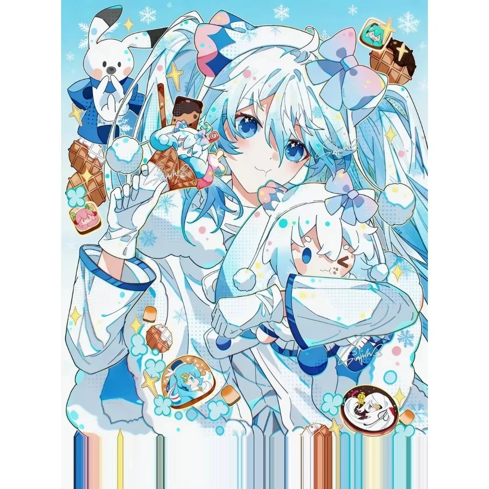 Hatsune Miku Anime Character Jigsaw Puzzles 500/1000/1200/2000 PCS Modern Wall Decor for Living Room Bedroom Perfect Gift