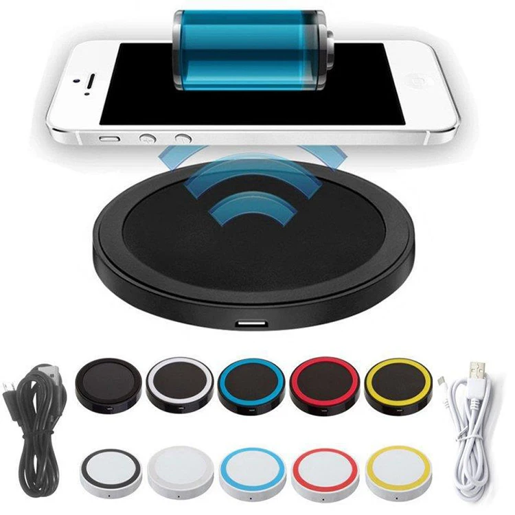 Q5 Wireless Charger Quick Charge 2.0 Universal Charger Portable Thin Charging Pad for IPhone for Huawei