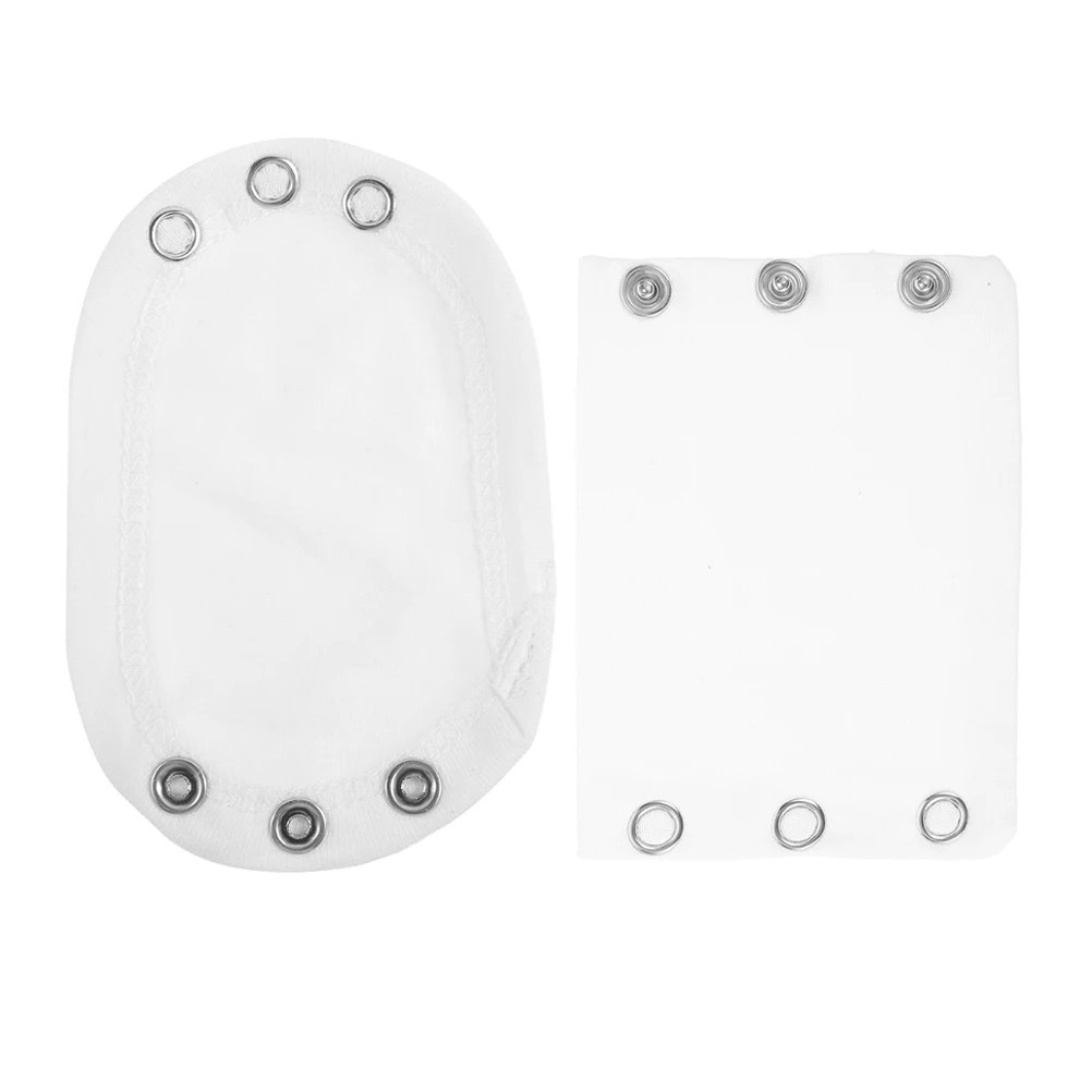 

2pcs Adjustable Baby Romper Extender Snap Bodysuit Extension Universal Lengthening Jumpsuit Clothes For Toddler Infant Warm