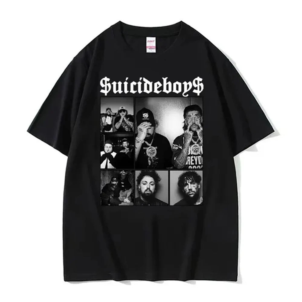 Fashion Pure Cotton Suicideboy Era Tour Graphic T Shirt Men Mens Clothing T Shirt Homme Mens T Shirt  New in Top & Tees Tee