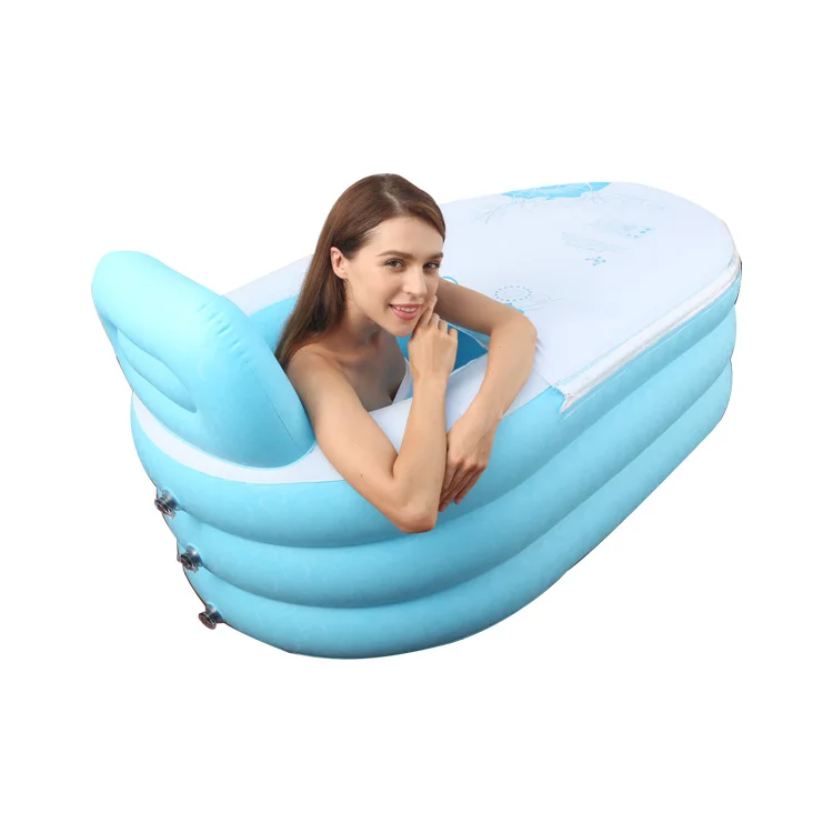 Customized Portable PVC Inflatable Sitting Bathtub for Adult