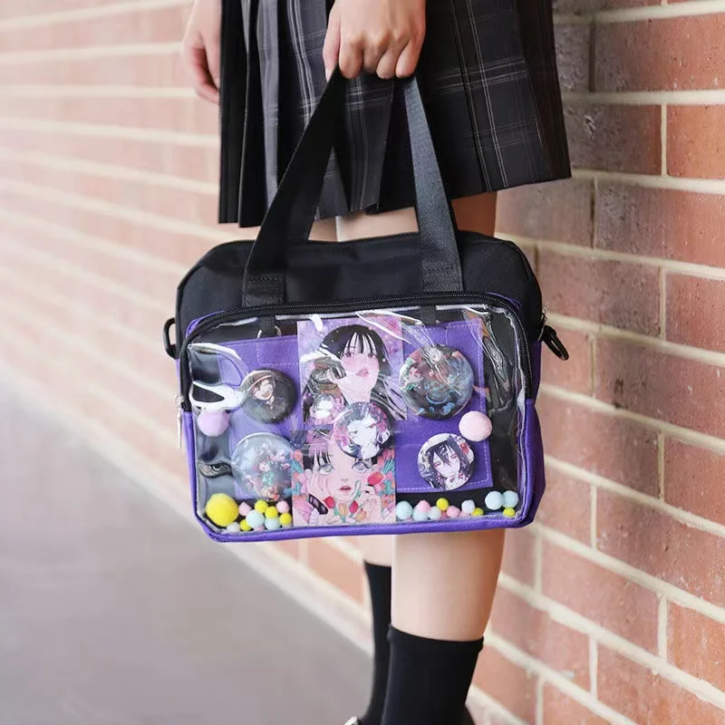 Harajuku giapponese Itabag ragazze borsa trasparente borse per studenti scolastici borsa ita borsa Tote borsa a tracolla borse a tracolla borsa per