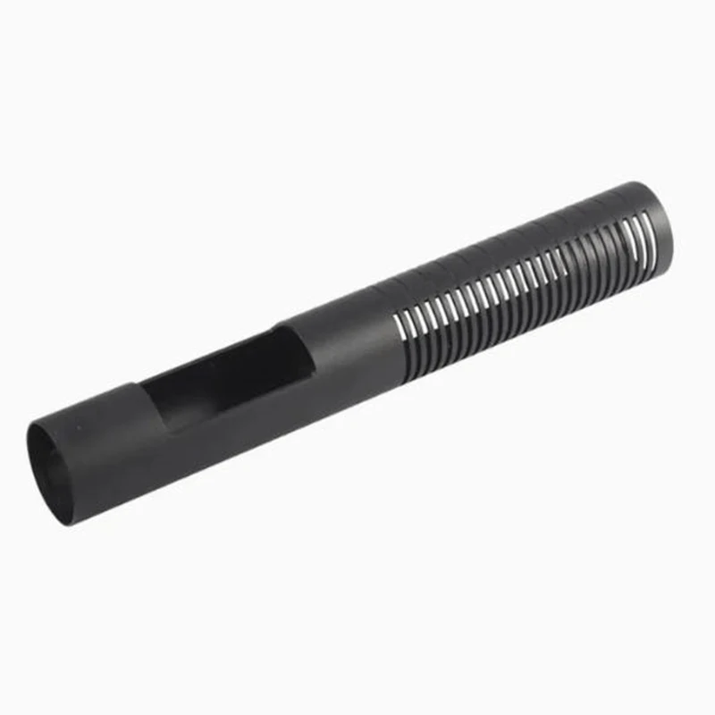

OEM Mechanical Engineering Aluminium Metal CNC Fabrication Industrial Products Black Aluminum Alloy Hollow Heat Dissipation Tube