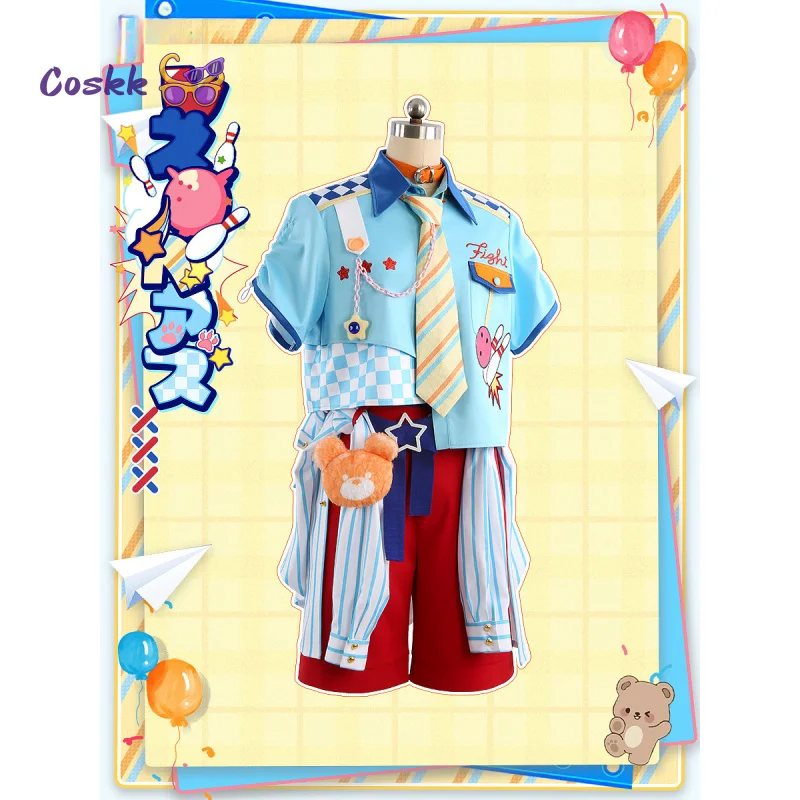 Game Ensemble Stars nito nazuna/Yuuki Makoto/Resu Q Cosplay Costume Fancy Party Uniform Hallowen Carnival Women Men Clothes view 3