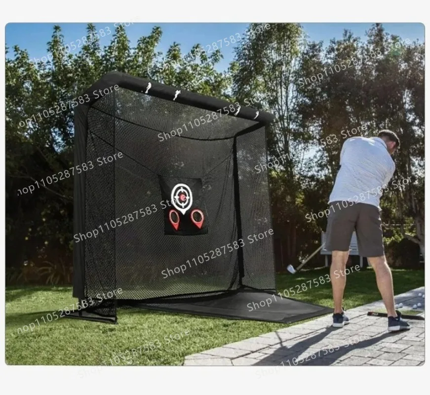 Golf practice net Indoor automatic return net Cutting rod strike cage Tee machine Training set Strike net