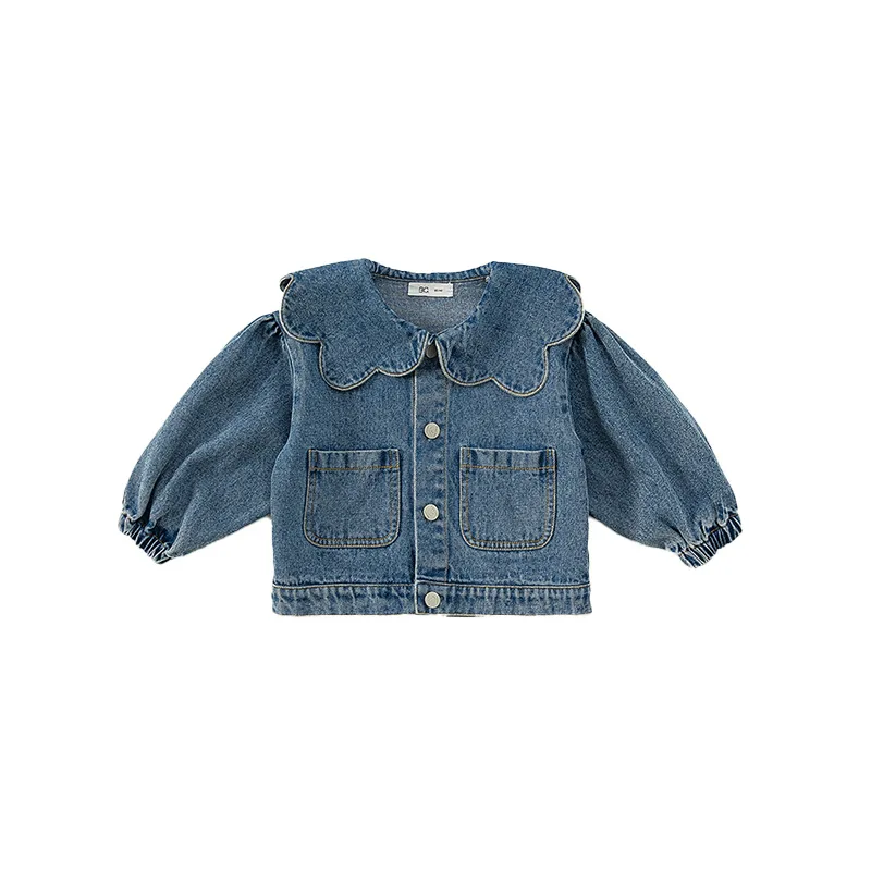 Meisje Denim Jas Kinderkleding voor Meisje Kinderen Jassen voor Meisje Uitloper Kinderen Jas Kinderen Top Roupa Infantil Menina Abrigos