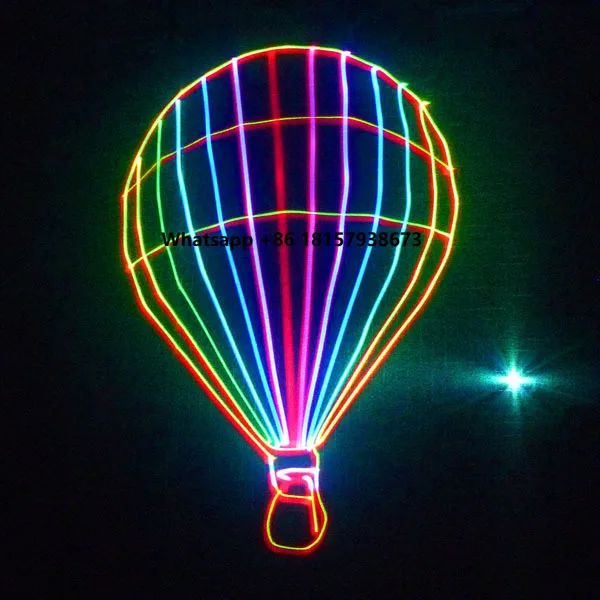 

WIFI Handwritten Animation Laser Light 3W RGB Animation Pc Controlled Lighting