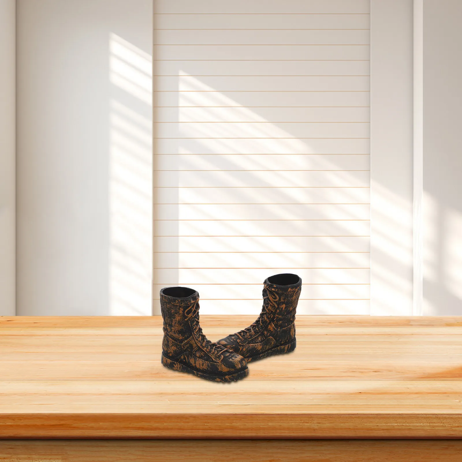 

Пара военных камуфляжных ботинок для экшн-фигурок, 12 дюймов, обувь для мужских солдатских фигурок, масштаб 1:6, аксессуары для коллекционирования и демонстрации