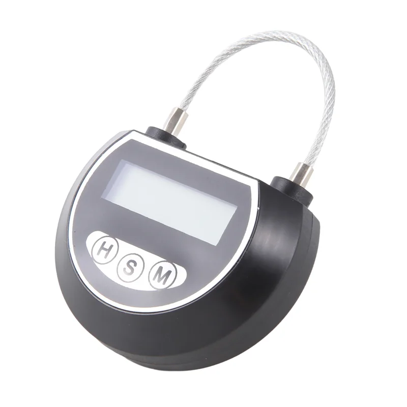 IDUD 3X Electronic Time Lock Timer Lock Container Multi Function Time Lock Bin For Toys Black