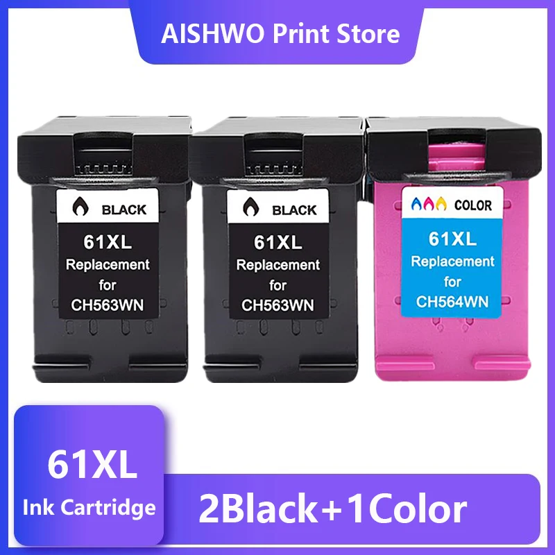 

61XL Compatible for HP61XL Ink Cartridge For HP61 for HP Envy 5530 Deskjet 2540 1050 2050 2510 3050 3054 3000 1000 Printer