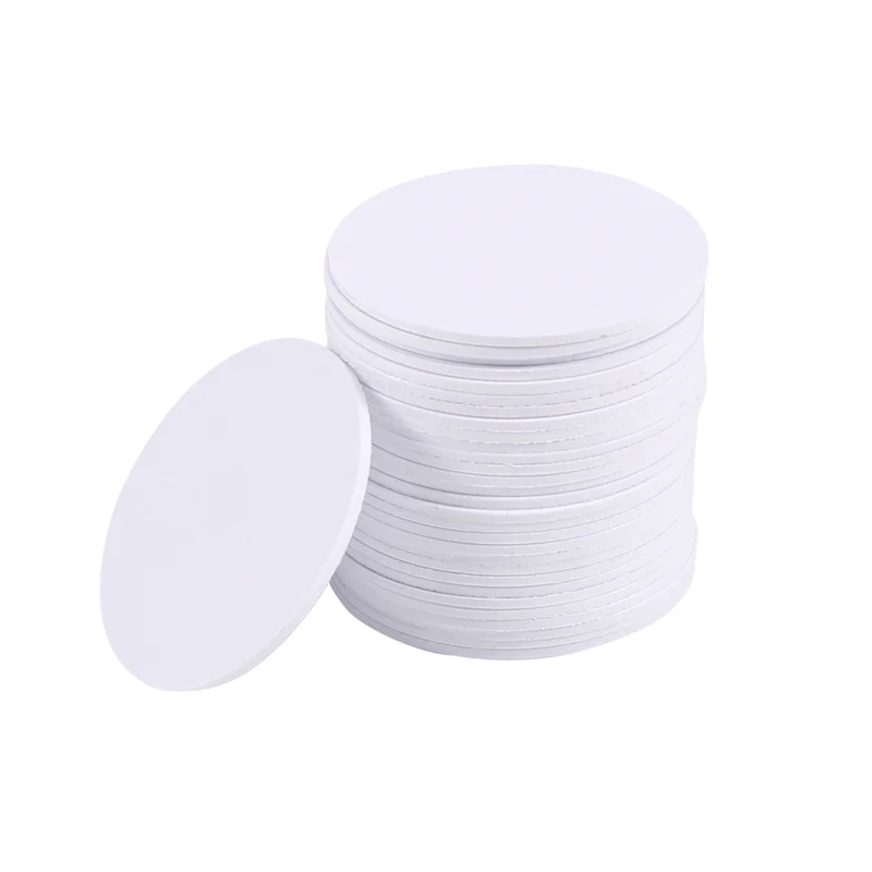 Untuk Tag NFC Ntag215, Kartu NFC Koin PVC Kosong Kompatibel dengan Semua Ponsel & Perangkat Berkemampuan NFC-(30 Buah)