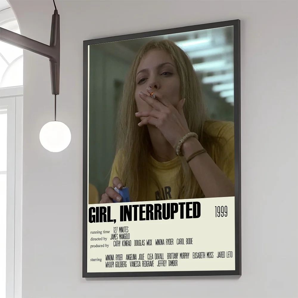 ملصق فني متقطع للفتيات ، ملصقات لاصقة للأفلام ، ملصق ورق كرافت كلاسيكي ، لوحة جدارية ذاتية الصنع ، غرفة ، بار ، مقهى ، جمالي ، 1 * #2