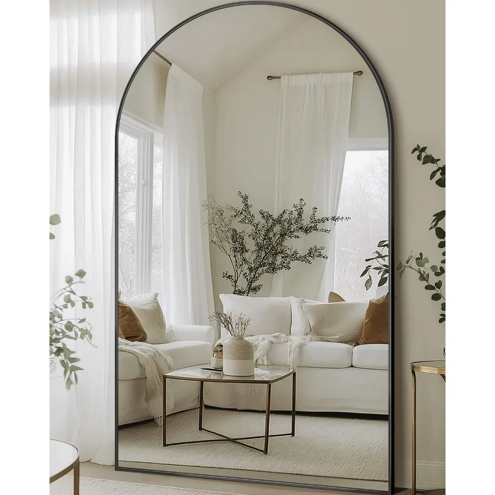 

Full Length Mirror, 44"x76" Floor Freestanding, Oversized Full Body Floor Standing with Stand for Bedroom, Hanging Mounted for