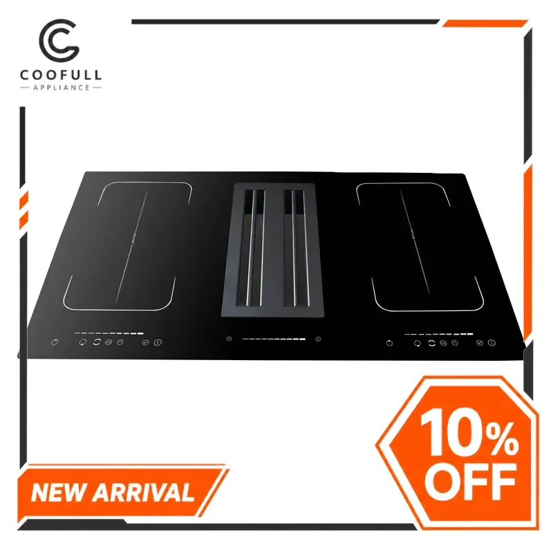 for Induction Cooktop 77cm 90cm 5 Burner Built in Hob Electric Stove Kitchen Appliance Glass Ceramic Cooker Home Cooking