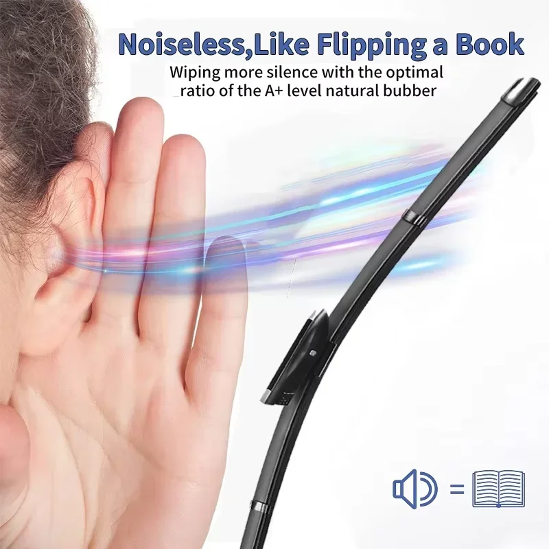 푸조 2008 P24 MK2 2019 - 2023 용 앞 와이퍼 블레이드 세트 앞 유리 윈드 스크린 윈도우 브러쉬 24 "16" 자동 업그레이드