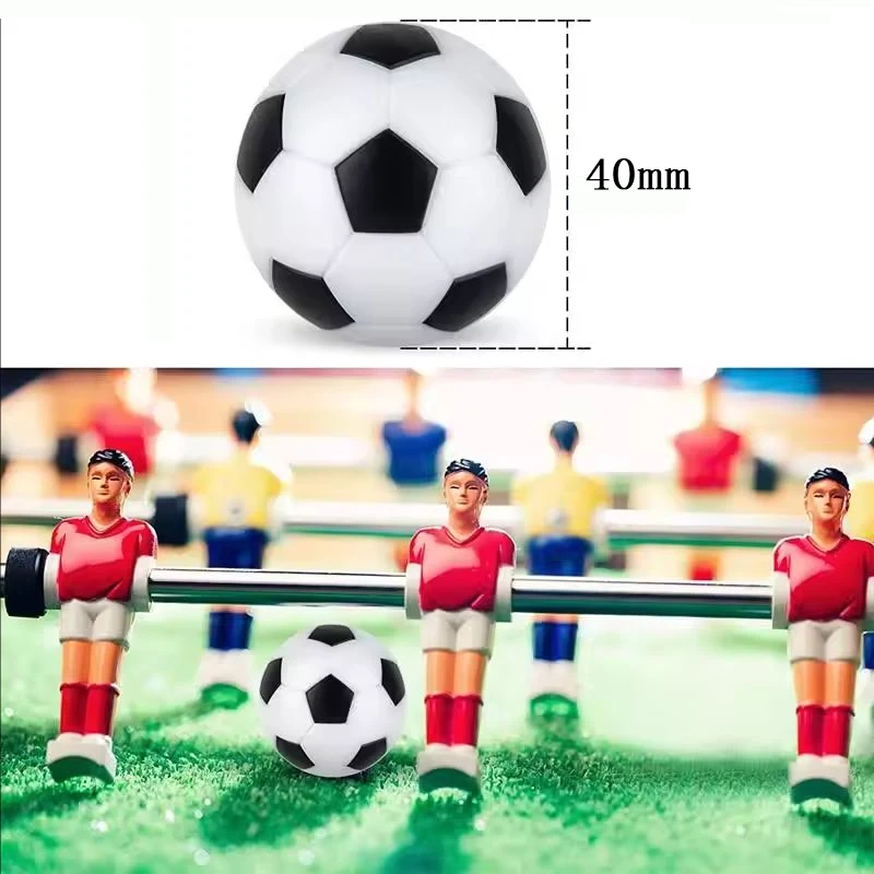 Bolas de Pebolim Miniatura: Bolas de Plástico de Reposição para Acessórios de Mesa de Pebolim para Jogo de Futebol de Mesa Familiar Interno
