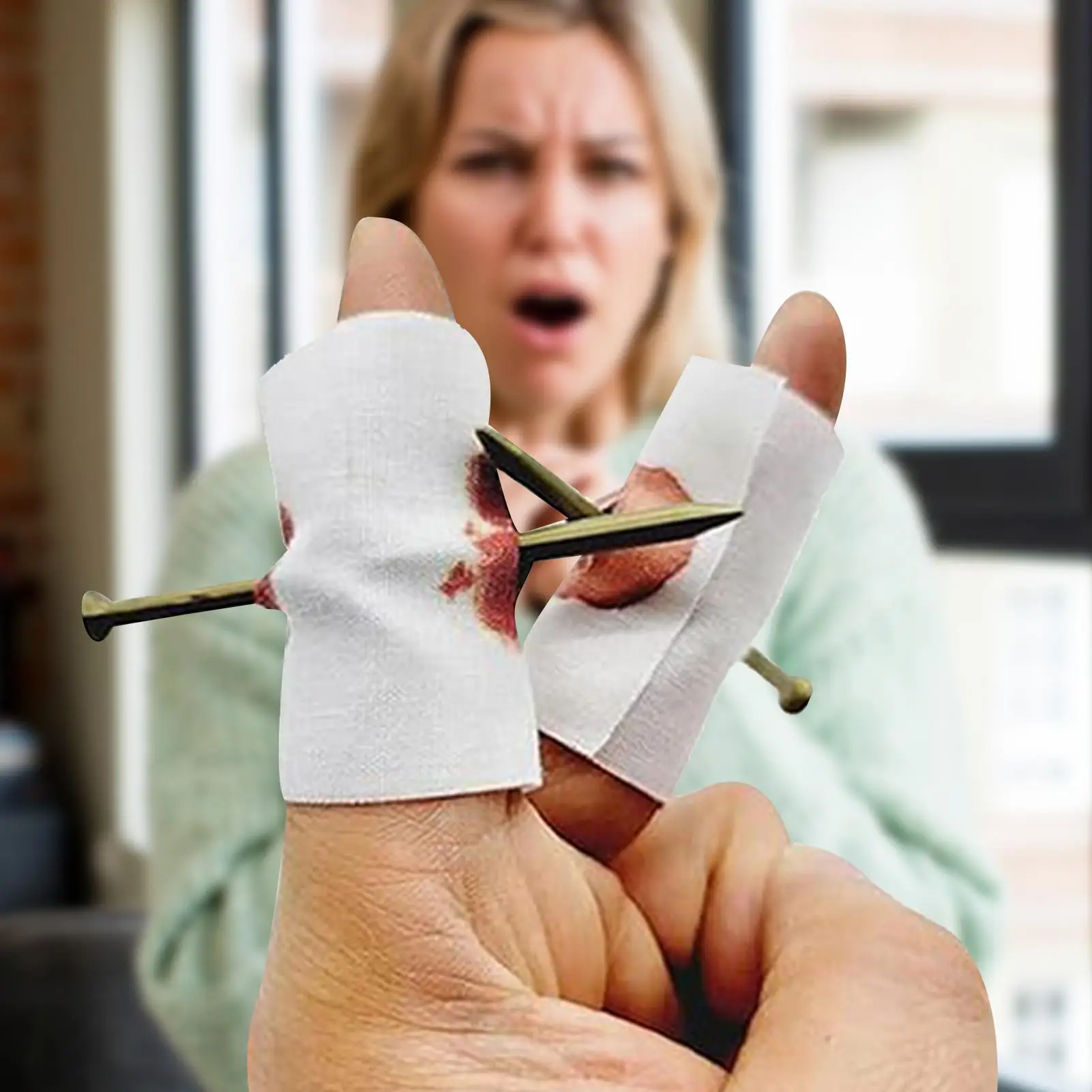 Streichartikel, Streiche für Erwachsene, lustiges Finger-Piercing-Spiel für Studenten, Jungen, Mädchen, Jugendliche, Teenager, Männer, Strumpffüller, Geburtstag, Osterkorb