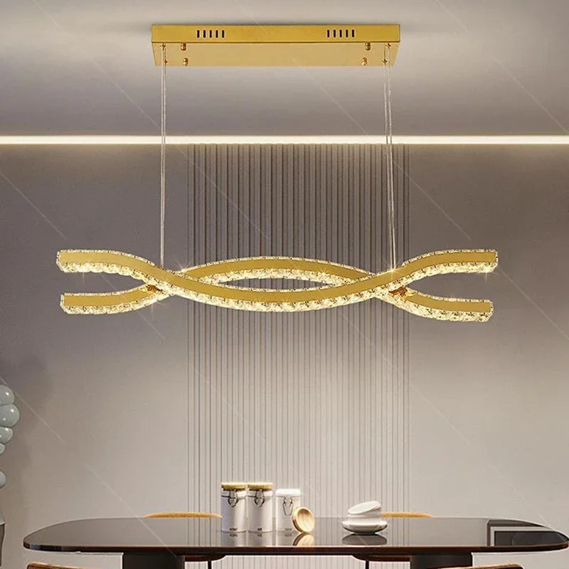 home decorationPendant lights, luxury crystal living room chandelier, dining room Pendant lamp, ceiling light, indoor lighting