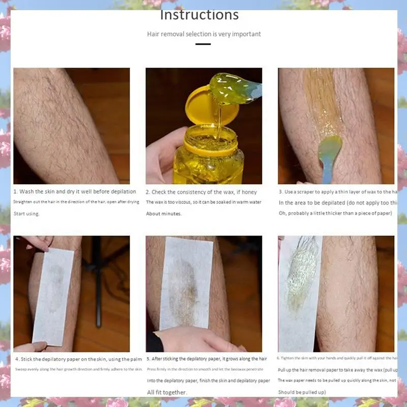 

T83C-DOLL WAX 800 Pcs Depilatory Papers Nonwoven Cloth For Face Neck Arm Leg Body Hair Removal Wax Paper Beauty Tools