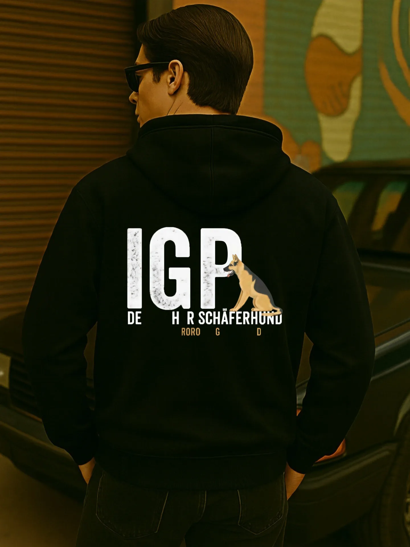 Graphic Hoodie Men, Cartoon Print Pullover Hoodie, Casual Style, Soft Fabric, For Young Men, For Everyday Wear