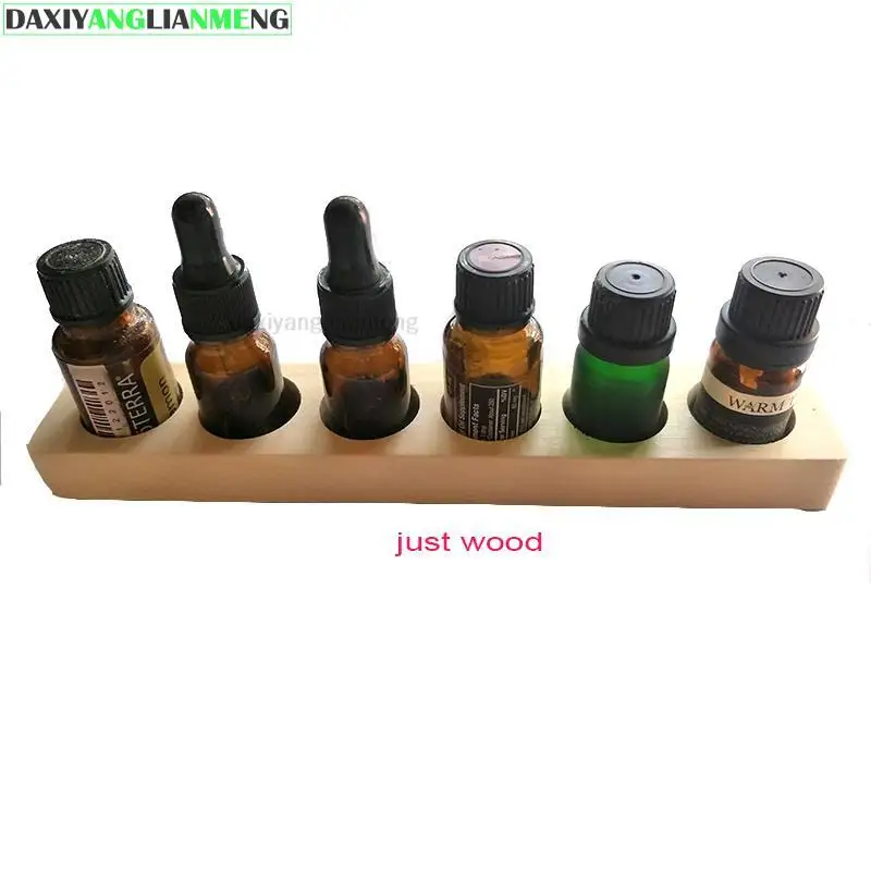 

2pc/lot 18x5x2cm 2.8cm hole* 1.5cm depth, Special Oil Display stand, GIFT Box Display rack, Wooden Oil Bottle Storage Boxes