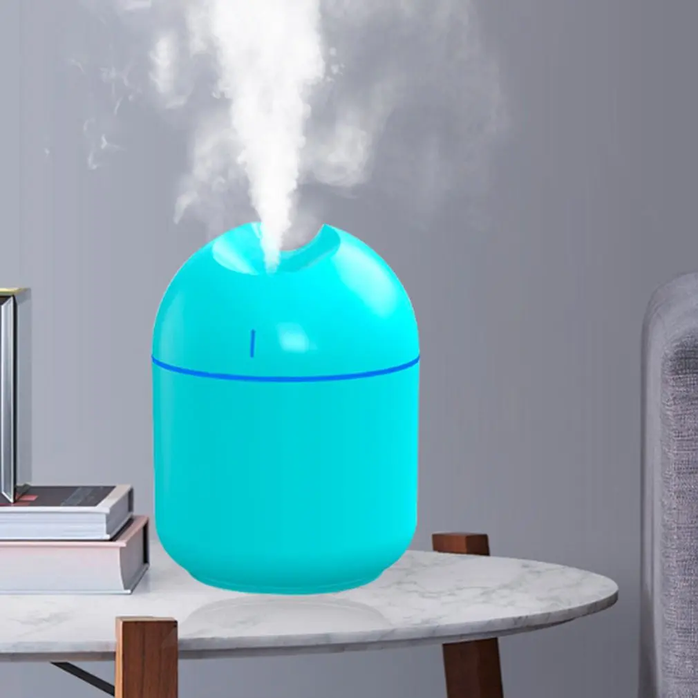 250ml Mini Humidifier Ultrasonic Essential Oil Diffuser Home Bedroom Office LED Night Light USB Humidifier