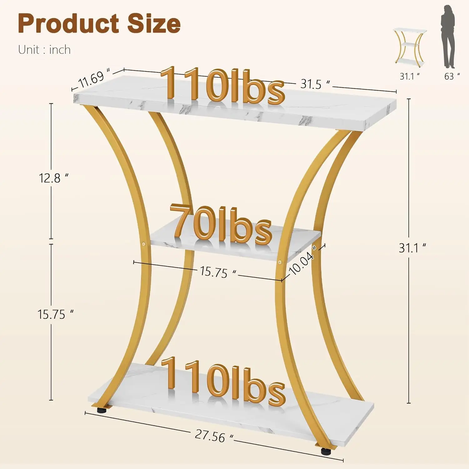 Entry entrance table Double-sided strip case against the wall High value