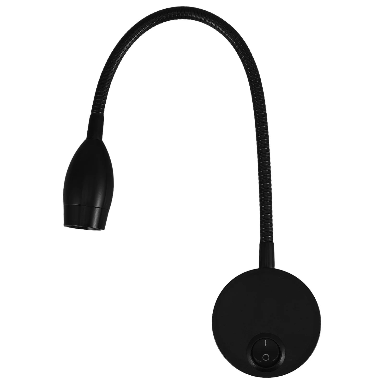 

Adjustable Gooseneck LED Wall Lamp 360 Degree Rotating Reading Light Switch Bedside Wall Mounted Reading Lamp for Bedroom Desk