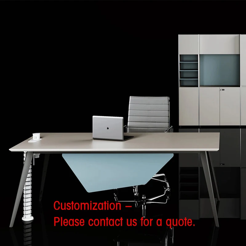 custom.Factory Hot Sales Modern Simple Executive Office Desk Manager Furniture Explore Workspace ZS Wood Design 5-Y