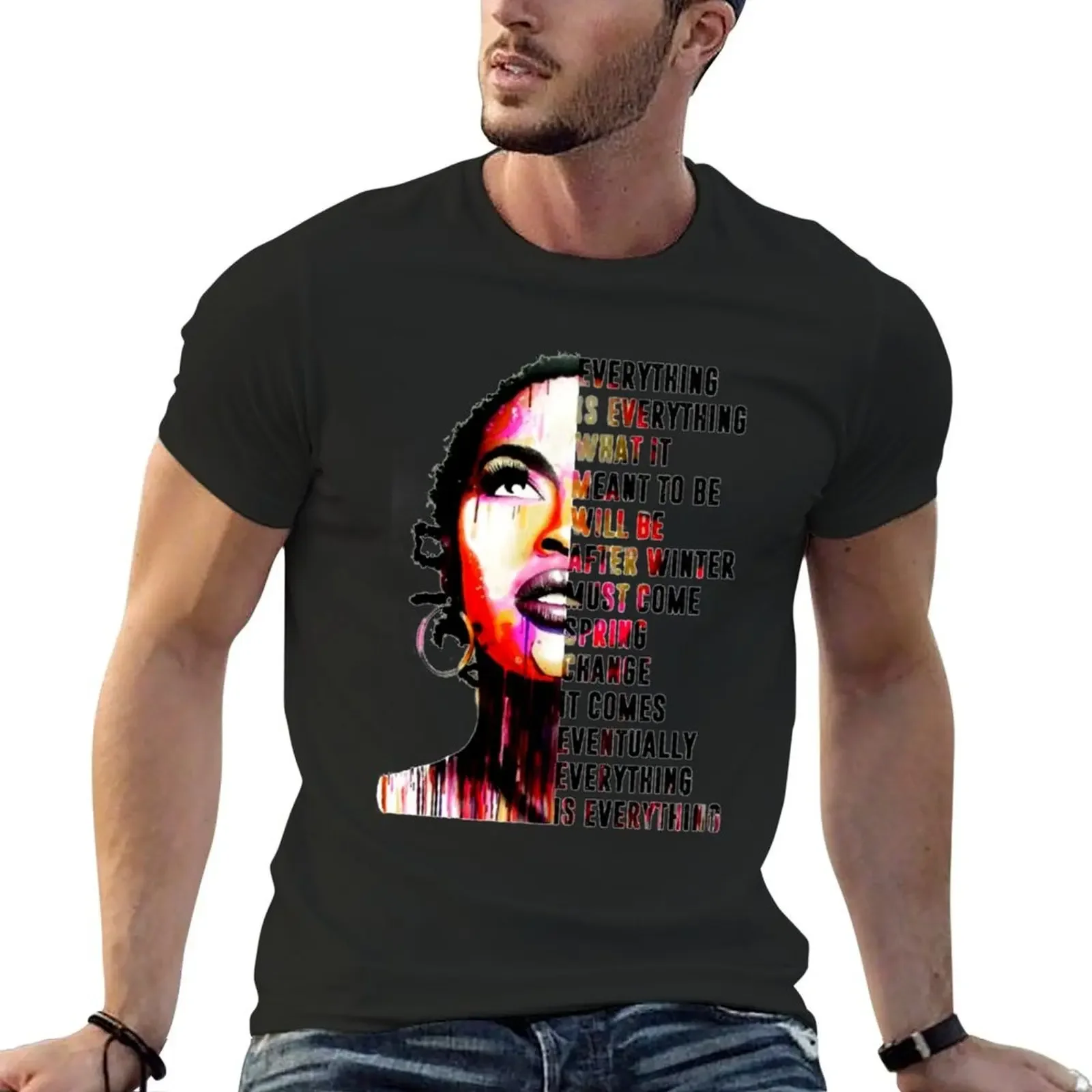 

Retro Lauryn Hill's Soul Men Wome T-Shirt Blouse basketball graphic tees t shirts for men cotton